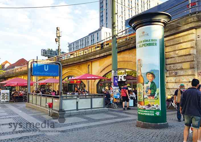 Litfaßsäule - aus Berlin für Berlin